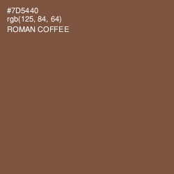 #7D5440 - Roman Coffee Color Image